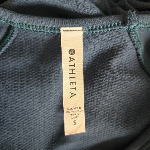 Athleta Speedlight Seamless Top Teal Small - Picture 11 of 12